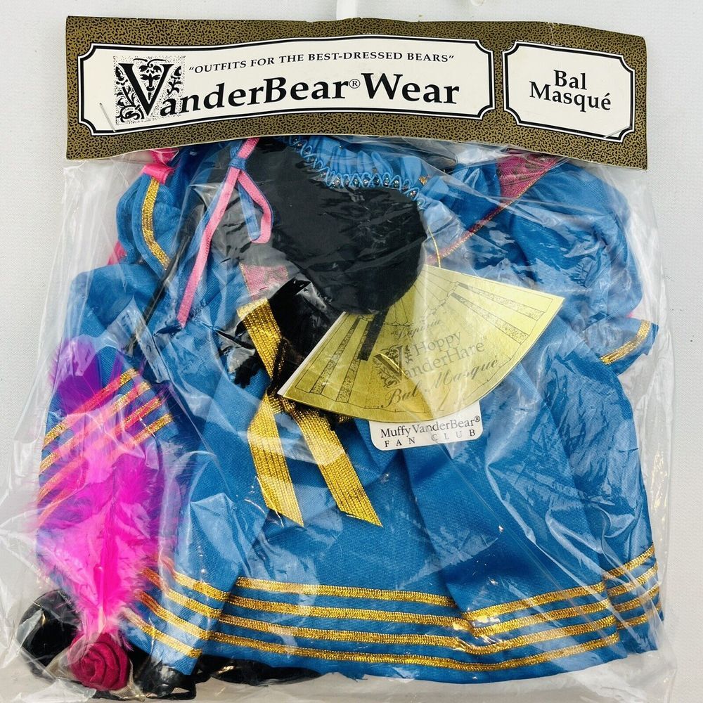 Vanderbear Wear‎ Hoppy Bal Masque Outfit Legendary Party Collection 1991